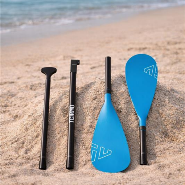 SavaBoards Çift Taraflı Mavi SUP Küreği – Parçalı ve Ergonomik Kürek