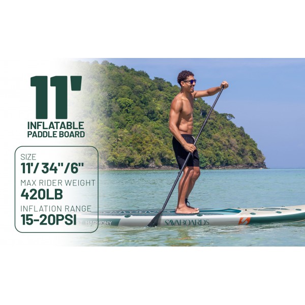 SavaBoards Forest Harmony 11' Paddle Board