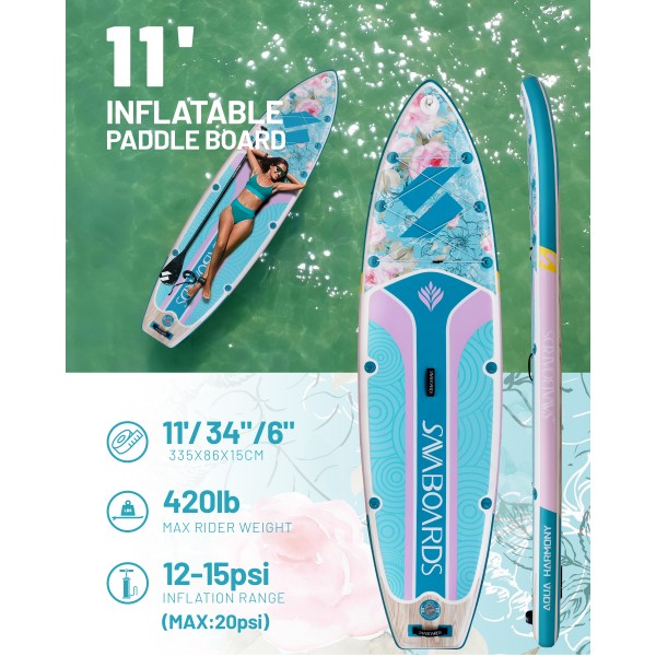SavaBoards Aqua Harmony 11' Paddle Board