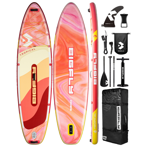 Tropical Orange 11' Paddle Board
