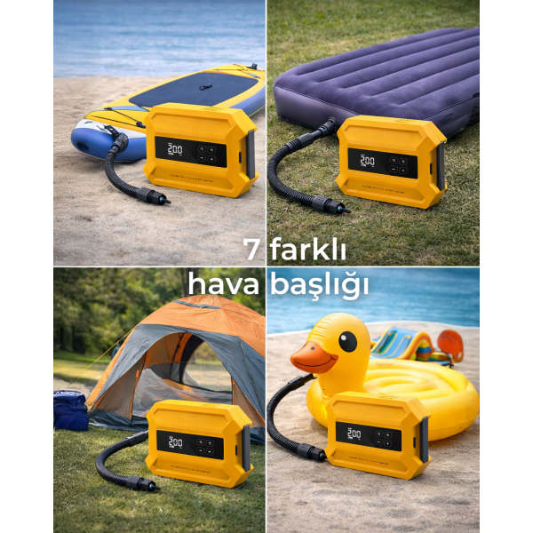 SavaBoards D21 Pro şarjlı elektrikli sup pompası yüksek batarya kapasiteli