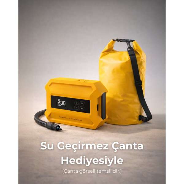 SavaBoards D21 Pro şarjlı elektrikli sup pompası yüksek batarya kapasiteli