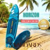 SavaBoards HORIZON touring paddle board 335x86 cm üst segment sup