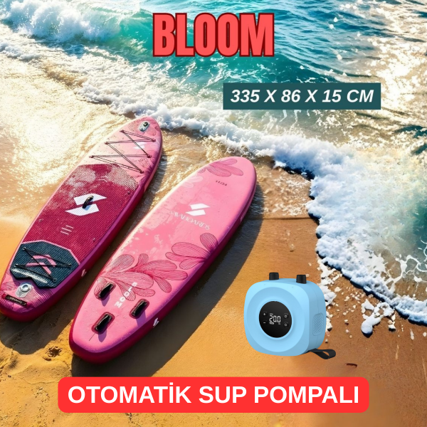 SavaBoards Bloom Pro touring paddle board 335x86 cm üst segment sup