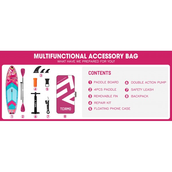 Wave Rhythm Pink 10’6’’ Paddle Board