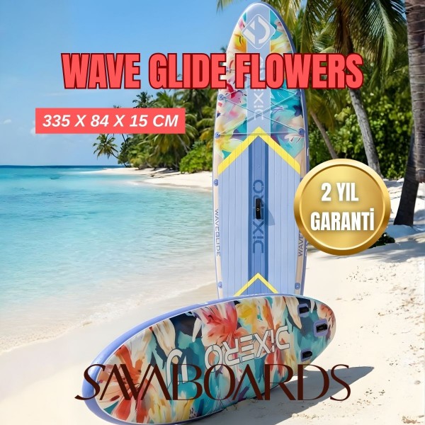 Wave Glide Flowers  11' Paddle Board