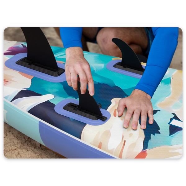 Wave Glide Flowers  11' Paddle Board