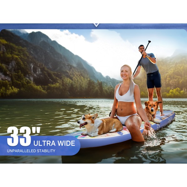 Wave Glide Flowers  11' Paddle Board