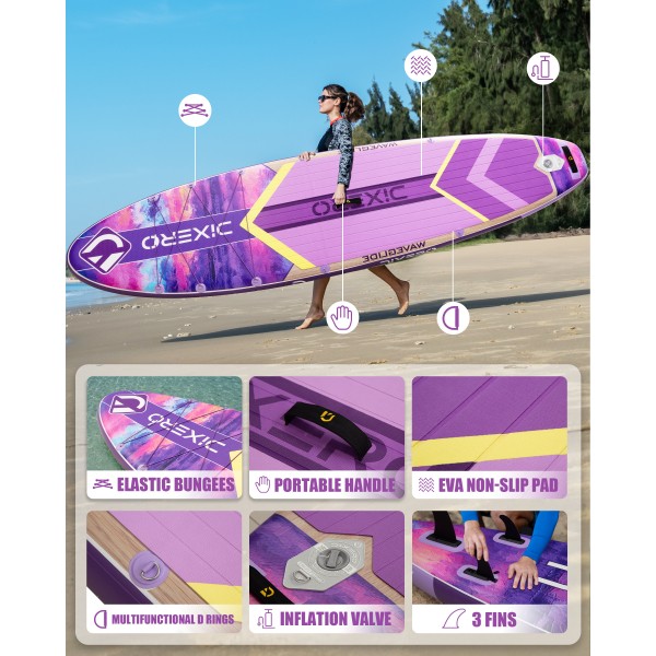 Wave Glide Purple  11' Paddle Board