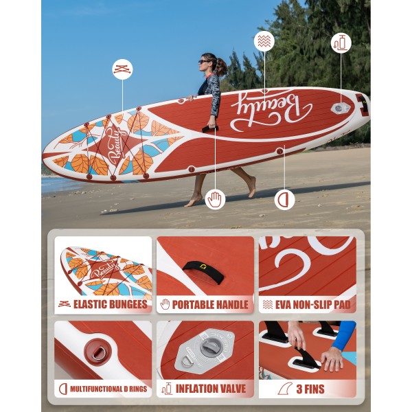 Beauty Brown 11' Paddle Board