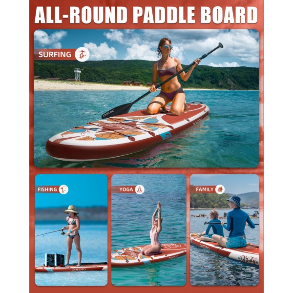 Beauty Brown 11' Paddle Board