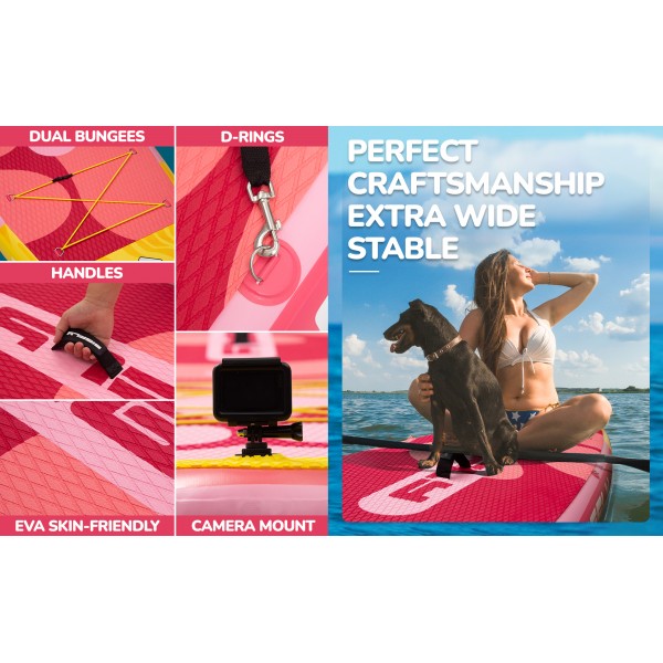 Family Pink 11’6’’ Paddle Board